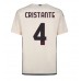 AS Roma Bryan Cristante #4 Replika Borta matchkläder 2023-24 Korta ärmar
